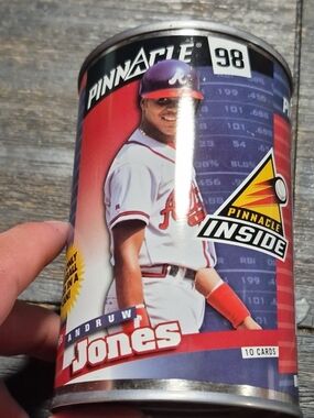 Red & Blue Andruw Jones Collectible Tin